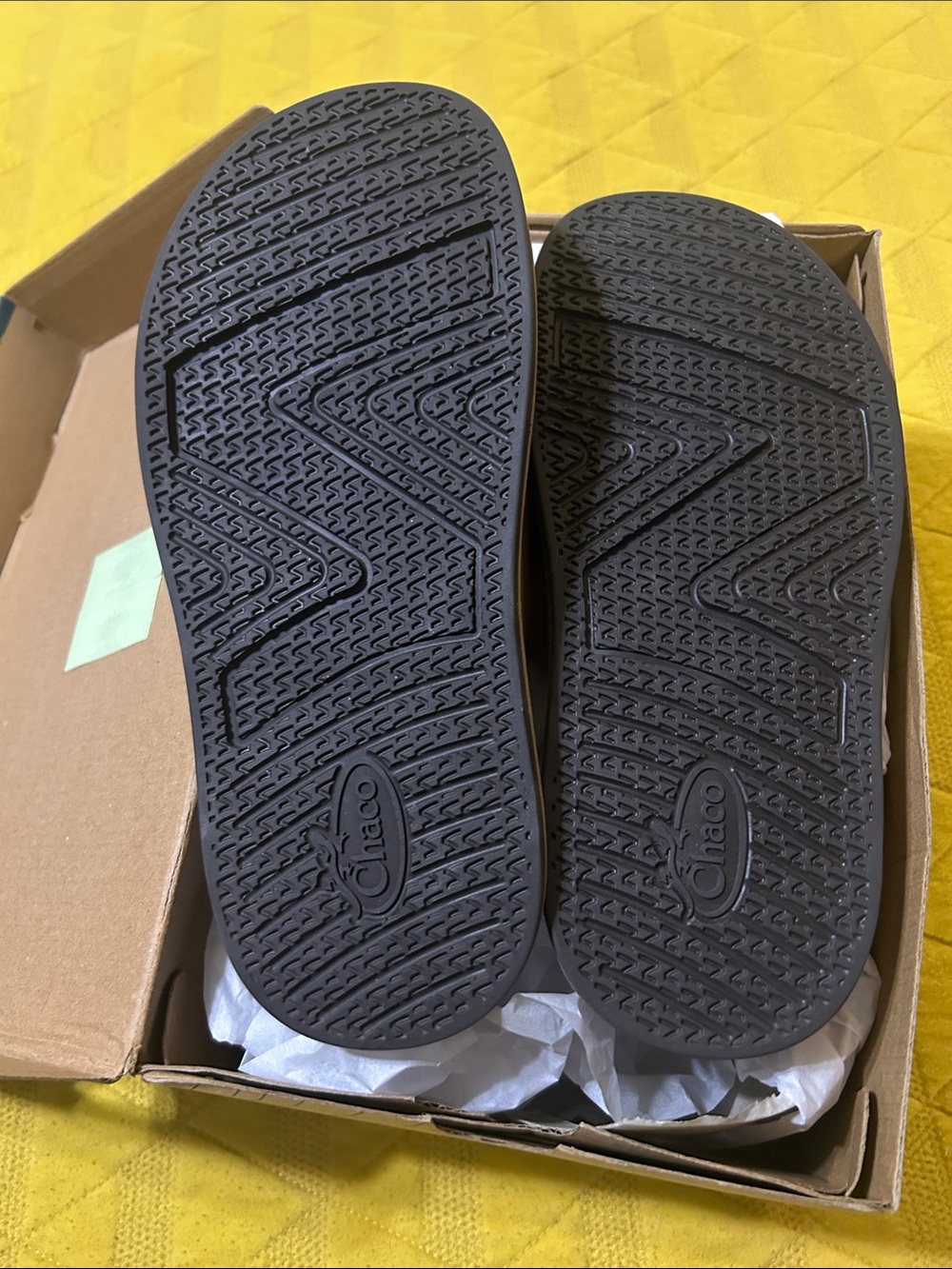 Chaco Women’s Brown Cross-Strap Slide Sandals - Picture 2 of 4